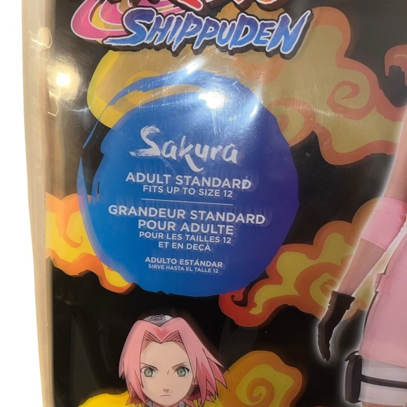 Naruto Sakura adult costume 
Adult standard size (fits up to size 12) - Picture 4 of 7